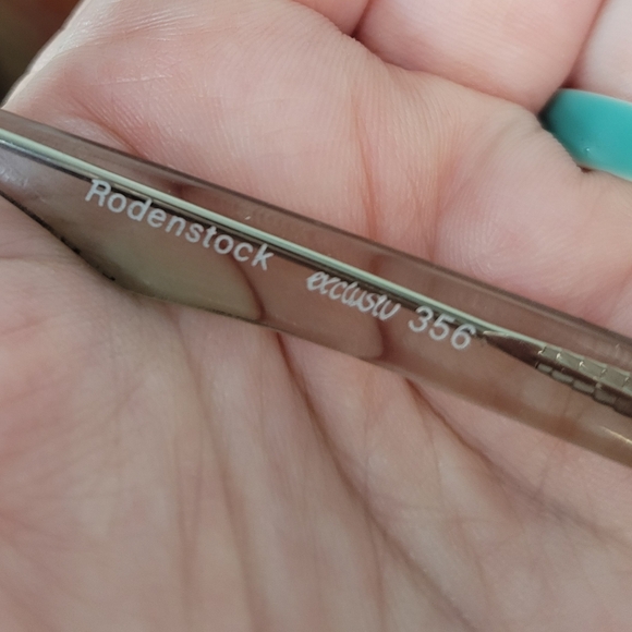 Vintage Rodenstock Exclusiv Germany Acetate Eyeglasses Glasses Frames 56-17-140 - Picture 2 of 10